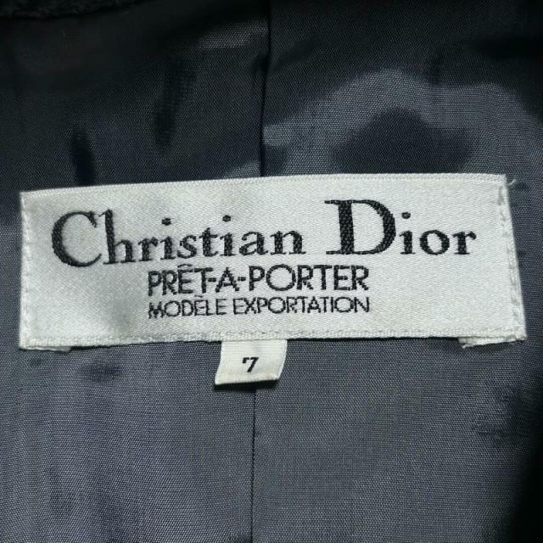 Christian Dior(クリスチャンディオール)のDIOR/ChristianDior(ディオール/クリスチャンディオール) ジャケット サイズ7 S レディース - グレー 長袖/肩パッド/PRET-A-PORTER/冬 レディースのジャケット/アウター(その他)の商品写真