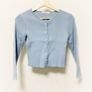 René - Rene(ルネ) カーディガン サイズ36 S レディース美品  - ライトブルー 長袖