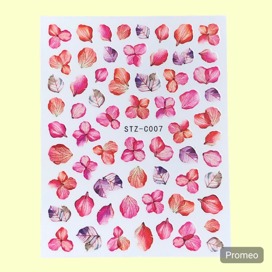 ✨️ラス1✨️ネイルシール 花びら 押し花 ドライフラワー ピンク コスメ/美容のネイル(ネイル用品)の商品写真