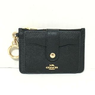 コーチ(COACH)のCOACH(コーチ) コインケース アタッチメント カード ケース C6881 黒 レザー(コインケース)