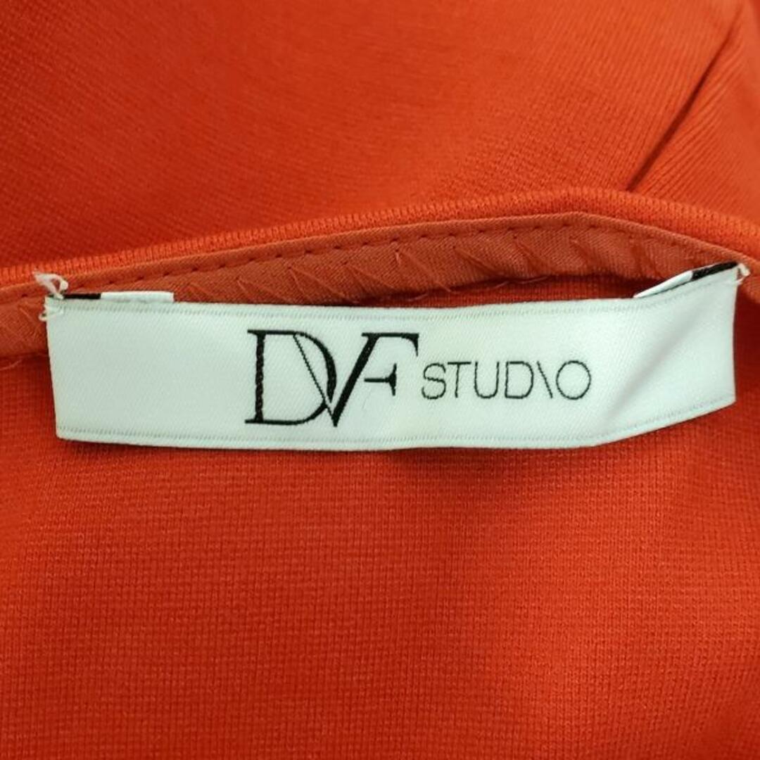 DVF STUDIO(ダイアン・フォン・ファステンバーグ・スタジオ) ワンピース サイズ6 M レディース - レッド Vネック/七分袖/ひざ丈 レディースのワンピース(その他)の商品写真