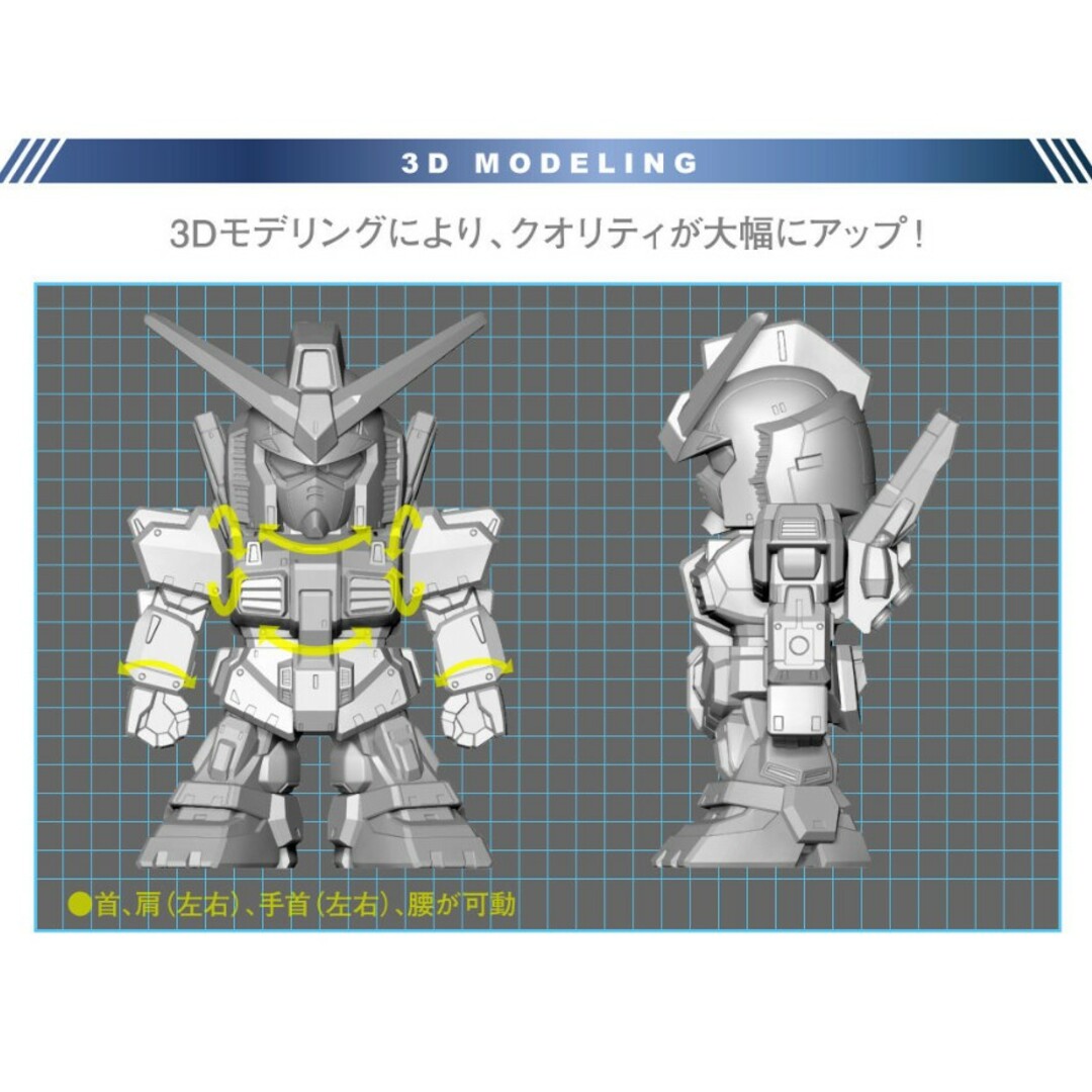 PLEX(プレックス)のジャンボソフビフィギュアSD RX-178 SDガンダムMk-II プレックス エンタメ/ホビーのフィギュア(アニメ/ゲーム)の商品写真