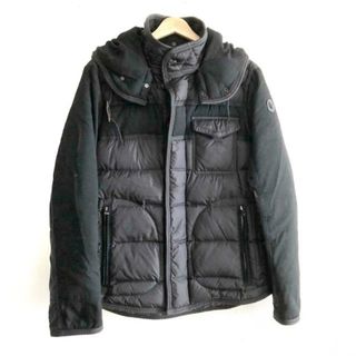 モンクレール(MONCLER)のMONCLER(モンクレール) ダウンジャケット サイズ2 M メンズ RYAN(ライアン) B20914139285 黒 長袖/冬(ダウンジャケット)