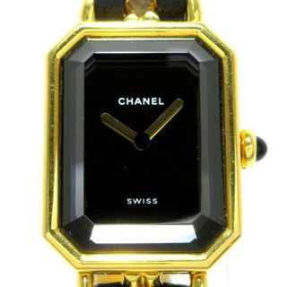 シャネル(CHANEL)のCHANEL(シャネル) 腕時計 プルミエール H0001 レディース サイズ:L 黒(腕時計)