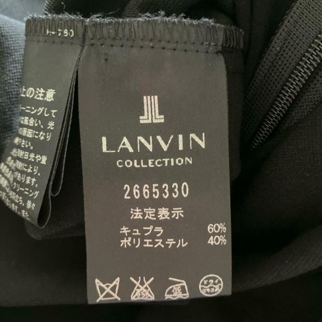 LANVIN COLLECTION(ランバンコレクション)のLANVIN COLLECTION(ランバンコレクション) ワンピース サイズ36 S レディース - 黒 クルーネック/長袖/ひざ丈 レディースのワンピース(その他)の商品写真