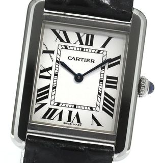 Cartier - カルティエ CARTIER W5200005 タンクソロ SM クォーツ レディース 良品 保証書付き_807398