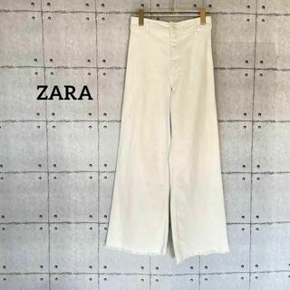 ザラ(ZARA)の279ザラ マリンストレート デニム ジーパン ジーンズ ハイウエスト 34(デニム/ジーンズ)