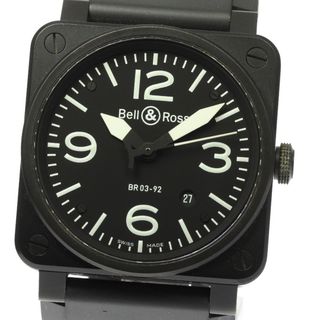 ベルアンドロス(Bell & Ross)のベル＆ロス Bell＆Ross BR03-92 デイト 自動巻き メンズ 美品 保証書付き_810688(腕時計(アナログ))