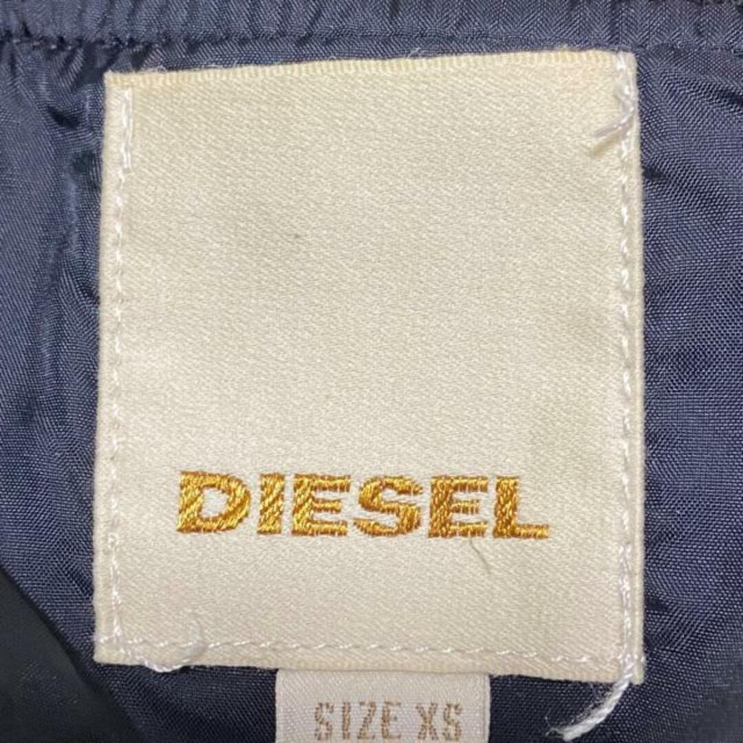 DIESEL(ディーゼル)のDIESEL(ディーゼル) ブルゾン サイズXS レディース - アイボリー×黒 長袖/千鳥格子柄/春/秋 レディースのジャケット/アウター(ブルゾン)の商品写真