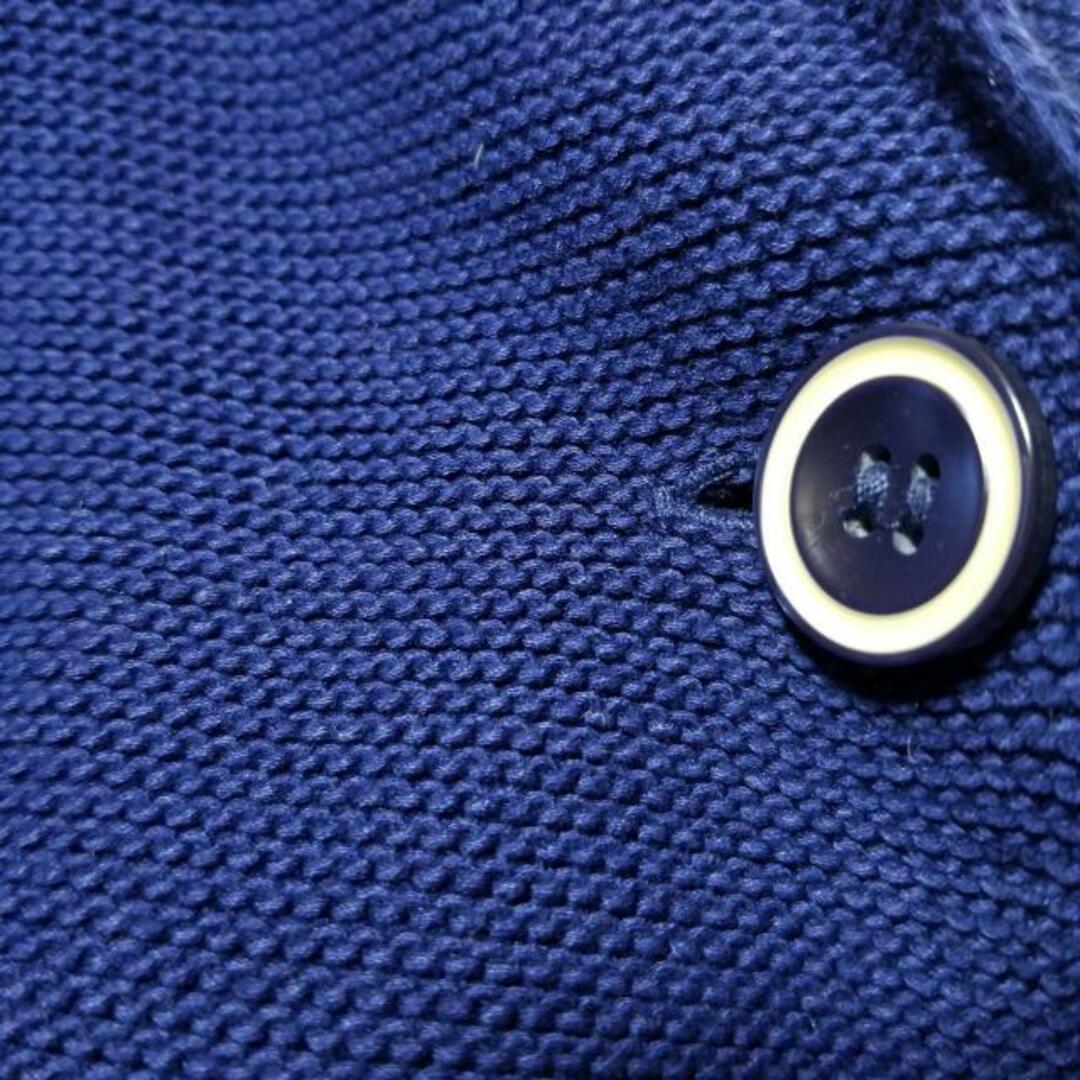 Emporio Armani(エンポリオアルマーニ)のEMPORIOARMANI(エンポリオアルマーニ) ジャケット サイズ40 M レディース美品  - ブルー 長袖/ニット/春/秋 レディースのジャケット/アウター(その他)の商品写真
