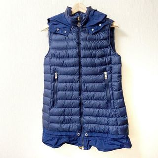 モンクレール(MONCLER)のMONCLER(モンクレール) ダウンベスト サイズ1 S レディース美品  AMARANTE(アマラント) ネイビー 秋/冬(ダウンベスト)