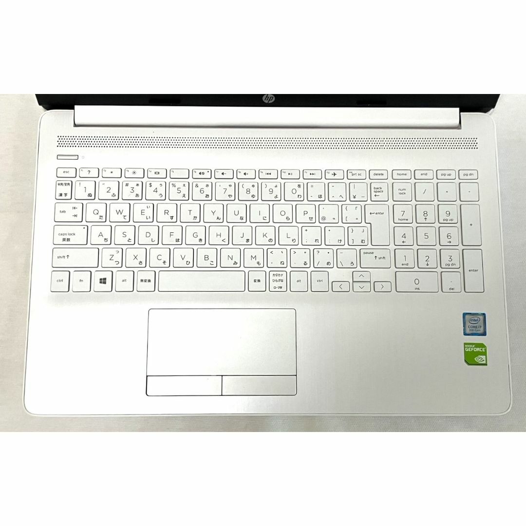 HP(ヒューレットパッカード)の美品 HP Laptop15 NVIDIA i7 8世代 SSD/HDD カメラ スマホ/家電/カメラのPC/タブレット(ノートPC)の商品写真