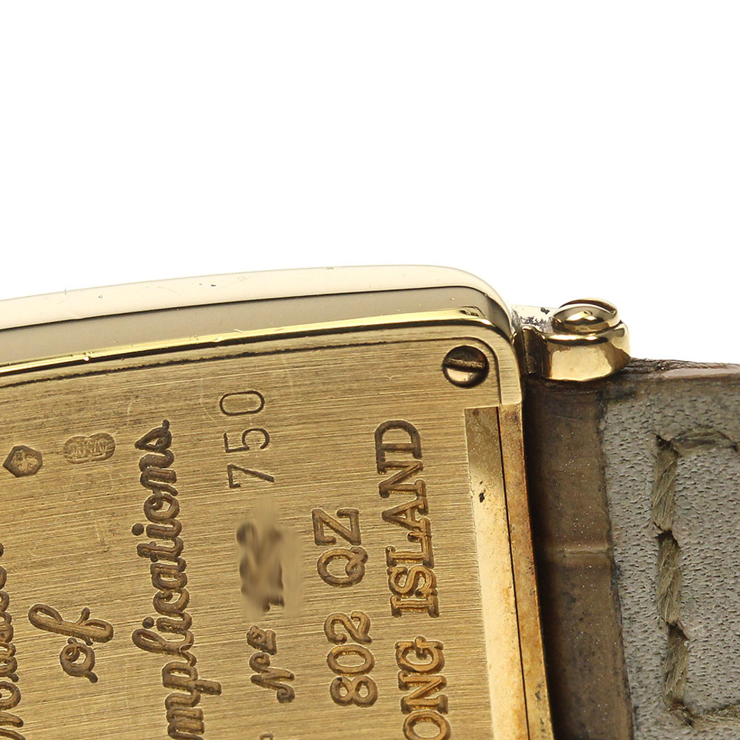 FRANCK MULLER(フランクミュラー)のフランクミュラー FRANCK MULLER 802QZ ロングアイランド プティ K18YG クォーツ レディース 箱・保証書付き_808614 レディースのファッション小物(腕時計)の商品写真