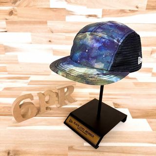 ニューエラー(NEW ERA)の激レア【ニューエラ】ギャラクシー コスモ キャップ 夜光 グロー発光 緑×紫(キャップ)