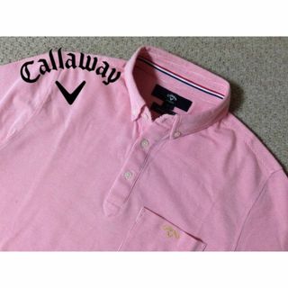 Callaway Golf - キャロウェイ ゴルフ メンズ 半袖ポロシャツ ボタンダウン callaway