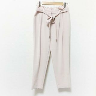 トゥービーシック(TO BE CHIC)のTO BE CHIC(トゥービーシック) パンツ サイズ40 M レディース - ライトピンクベージュ フルレングス(その他)