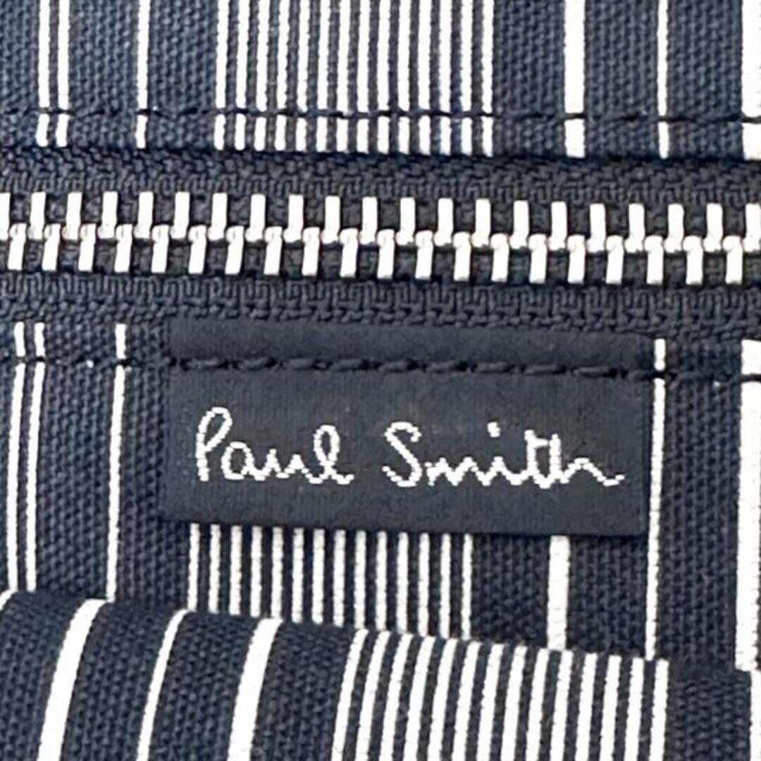 Paul Smith(ポールスミス)のPaulSmith(ポールスミス) ショルダーバッグ - 黒×ダークブラウン×ライトブルー キャンバス×レザー レディースのバッグ(ショルダーバッグ)の商品写真