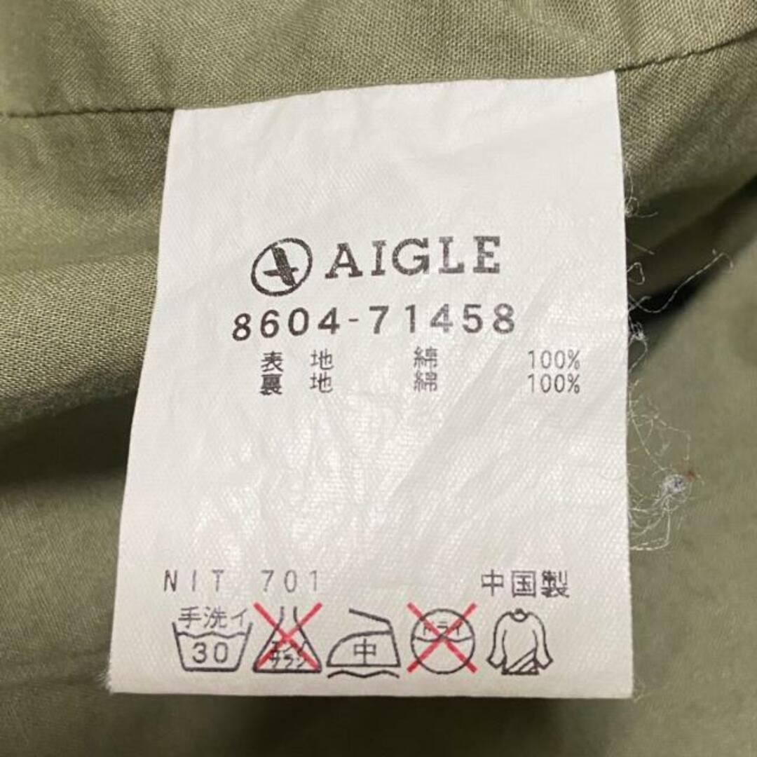 AIGLE(エーグル)のAIGLE(エーグル) ブルゾン サイズM レディース - カーキ 長袖/ジップアップ/春/秋 レディースのジャケット/アウター(ブルゾン)の商品写真