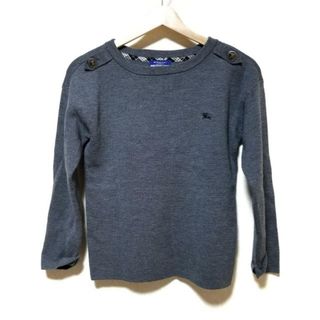 バーバリーブルーレーベル(BURBERRY BLUE LABEL)のBurberry Blue Label(バーバリーブルーレーベル) 長袖セーター サイズ38 M レディース美品  - グレー(ニット/セーター)