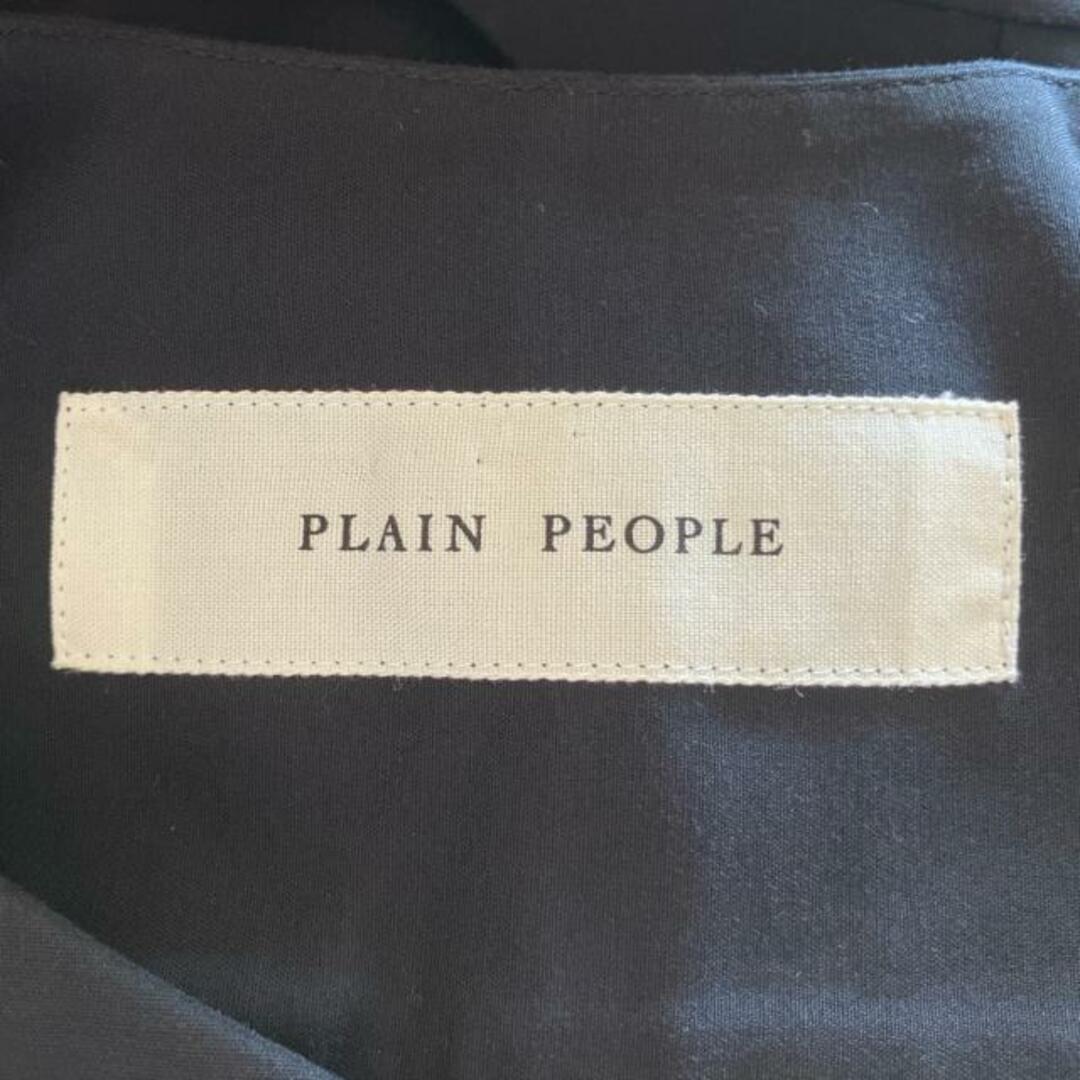 PLAIN PEOPLE(プレインピープル) ワンピース サイズ3 L レディース - 黒 長袖/ロング レディースのワンピース(その他)の商品写真