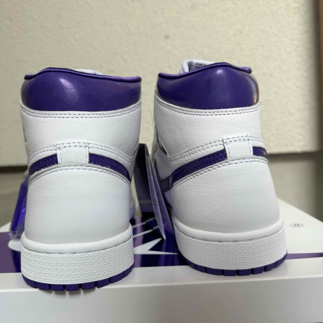 NIKE(ナイキ)のNike W AJ 1 High OG "Court Purple" 24.5 レディースの靴/シューズ(スニーカー)の商品写真