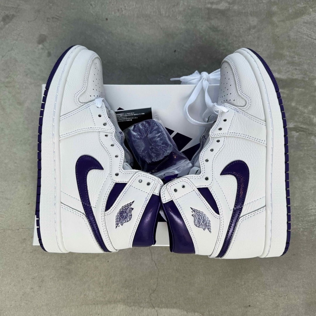 NIKE(ナイキ)のNike W AJ 1 High OG "Court Purple" 24.5 レディースの靴/シューズ(スニーカー)の商品写真