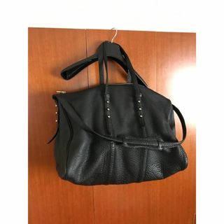 アレキサンダーワン(Alexander Wang)のALEXANDER WANG 大容量 レザー ボストンバッグ ショルダーバッグ(ボストンバッグ)