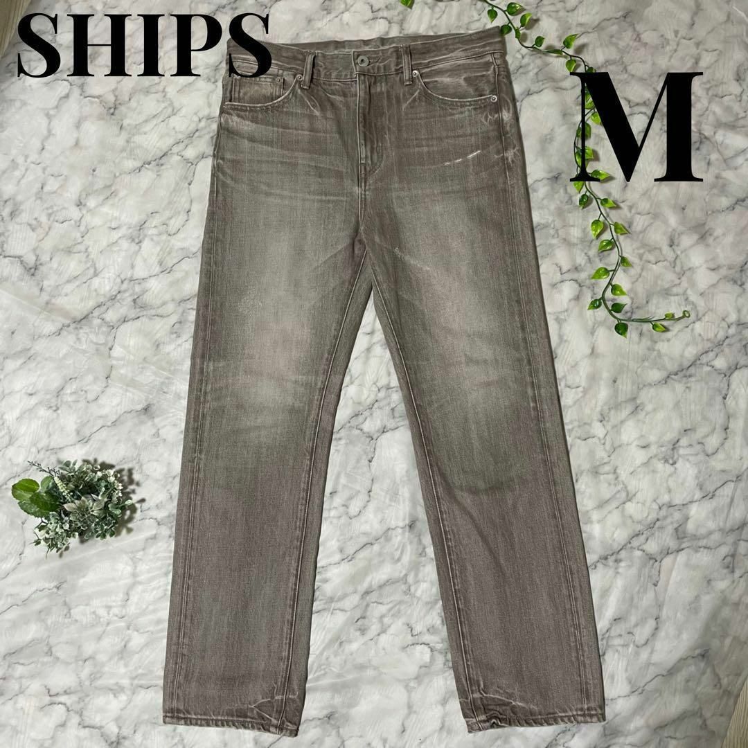 SHIPS(シップス)の【ships】 シップス ジーンズ デニム M スリム テーパード 美品 レディースのパンツ(デニム/ジーンズ)の商品写真