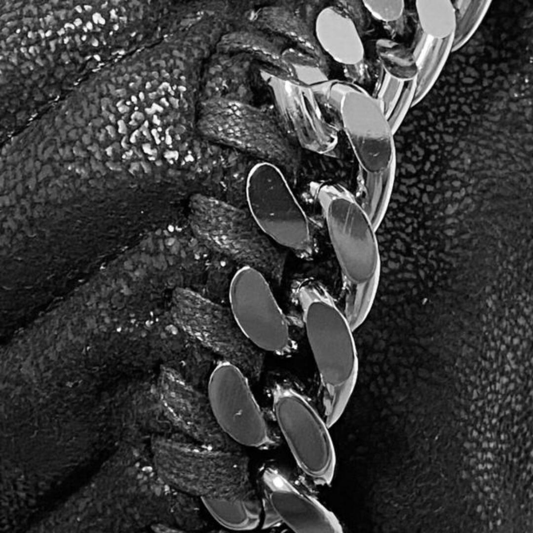 Stella McCartney(ステラマッカートニー)のstellamccartney(ステラマッカートニー) トートバッグ ファラベラ 700228 黒×シルバー キルティング フェイクスエード×金属素材 レディースのバッグ(トートバッグ)の商品写真