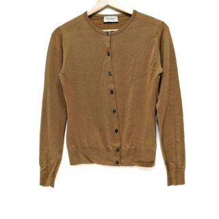 ジョンスメドレー(JOHN SMEDLEY)のJOHN SMEDLEY(ジョンスメドレー) カーディガン サイズS レディース - ブラウン 長袖(カーディガン)