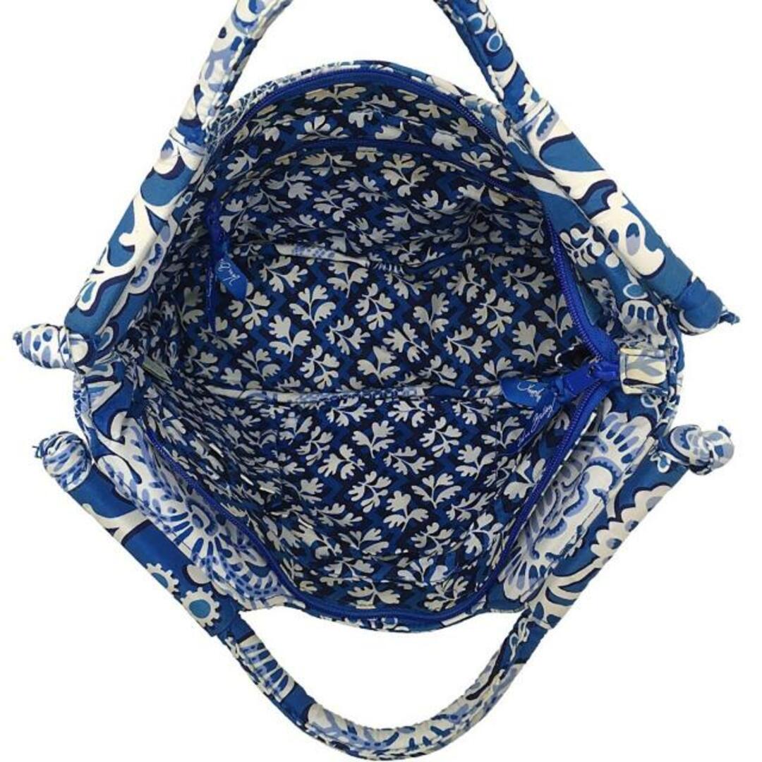 Vera Bradley(ヴェラブラッドリー)のVera Bradley(ベラブラッドリー) ハンドバッグ - ブルー×白×マルチ 花柄 コットン レディースのバッグ(ハンドバッグ)の商品写真