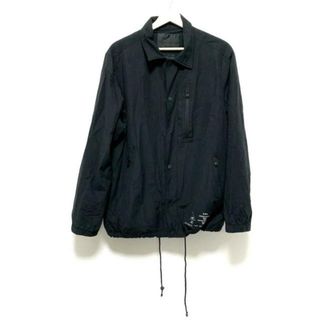 デンハム(DENHAM)のDENHAM(デンハム) ブルゾン メンズ - 黒×アイボリー 長袖/春/秋/WHITE MOUNTAINEERINGコラボ(ブルゾン)