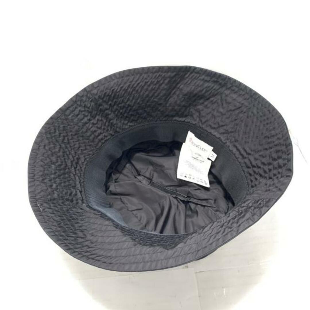 MONCLER(モンクレール)のMONCLER(モンクレール) 帽子 M - 黒 帽子 (その他) ナイロン レディースの帽子(その他)の商品写真