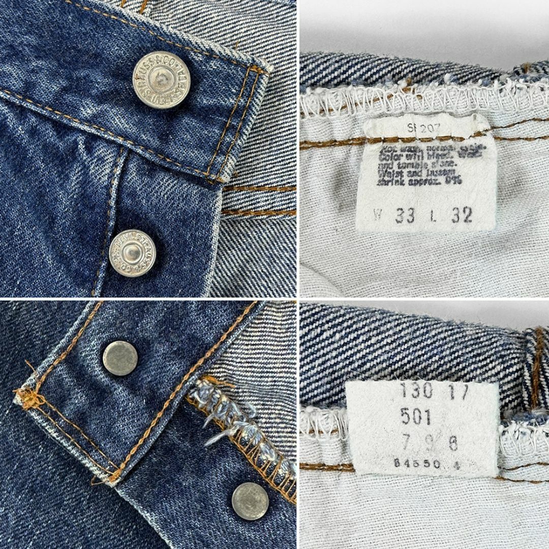 Levi's(リーバイス)の美色 Levi's 501 66 後期 W33 L32 希少 神レングス L28 メンズのパンツ(デニム/ジーンズ)の商品写真