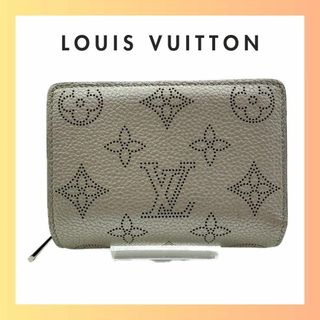 ルイヴィトン(LOUIS VUITTON)のルイヴィトン M80903 マヒナ ポルトフォイユ クレア 二つ折り財布 グレー(財布)