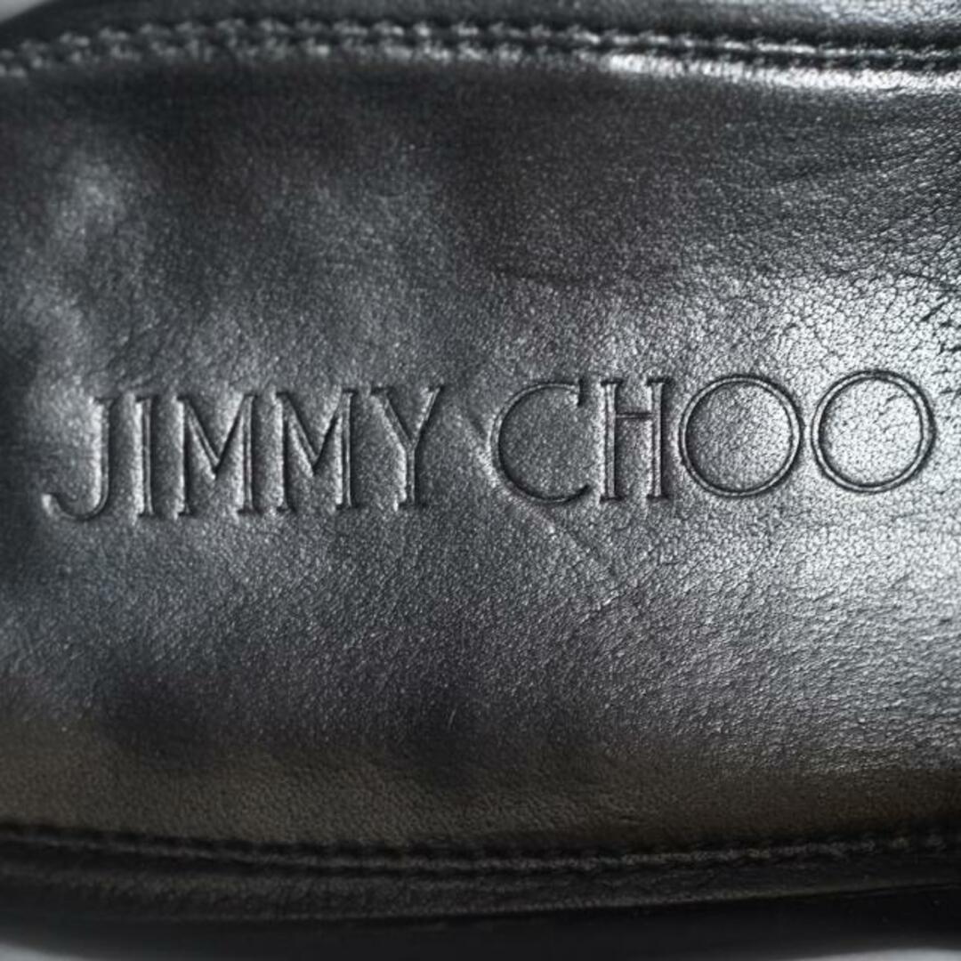 JIMMY CHOO(ジミーチュウ)のJIMMY CHOO(ジミーチュウ) ローファー 42 1/2 メンズ - 黒 タッセル エナメル（レザー） メンズの靴/シューズ(その他)の商品写真