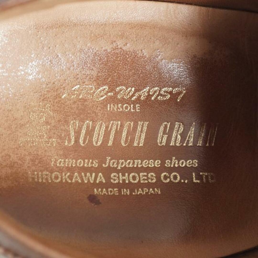 SCOTCH GRAIN(スコッチグレイン) シューズ 26 1/2 メンズ - ブラウン アウトソール張替済 レザー メンズの靴/シューズ(その他)の商品写真