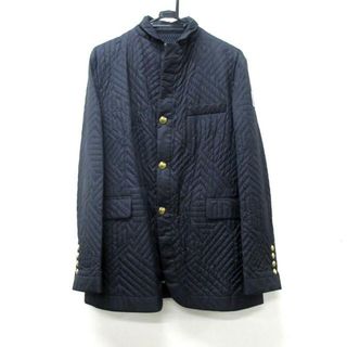 モンクレール(MONCLER)のMONCLER(モンクレール) ブルゾン サイズ4 XL メンズ美品  GIACCA(ジャッカ) ダークネイビー 長袖/キルティング/GAMME BLEU/ジップアップ/春/秋(ブルゾン)