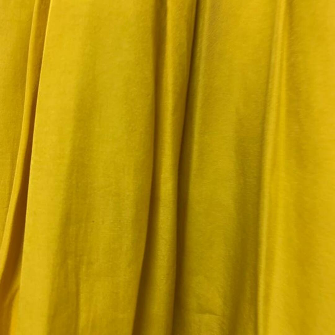 Diagram GRACE CONTINENTAL(ダイアグラム) ロングスカート サイズ36 S レディース美品  - イエロー マキシ丈 レディースのスカート(ロングスカート)の商品写真