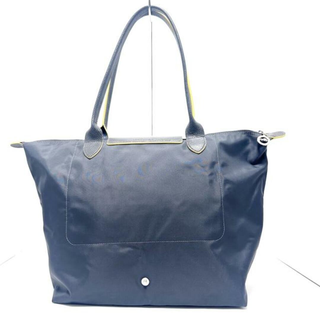 LONGCHAMP(ロンシャン)のLONGCHAMP(ロンシャン) ショルダーバッグ ル・プリアージュクラブ L1899619300 ダークグレー×イエロー 折りたたみ ナイロン×レザー レディースのバッグ(ショルダーバッグ)の商品写真