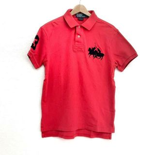 ポロラルフローレン(POLO RALPH LAUREN)のPOLObyRalphLauren(ポロラルフローレン) 半袖ポロシャツ サイズM メンズ - レッド(ポロシャツ)