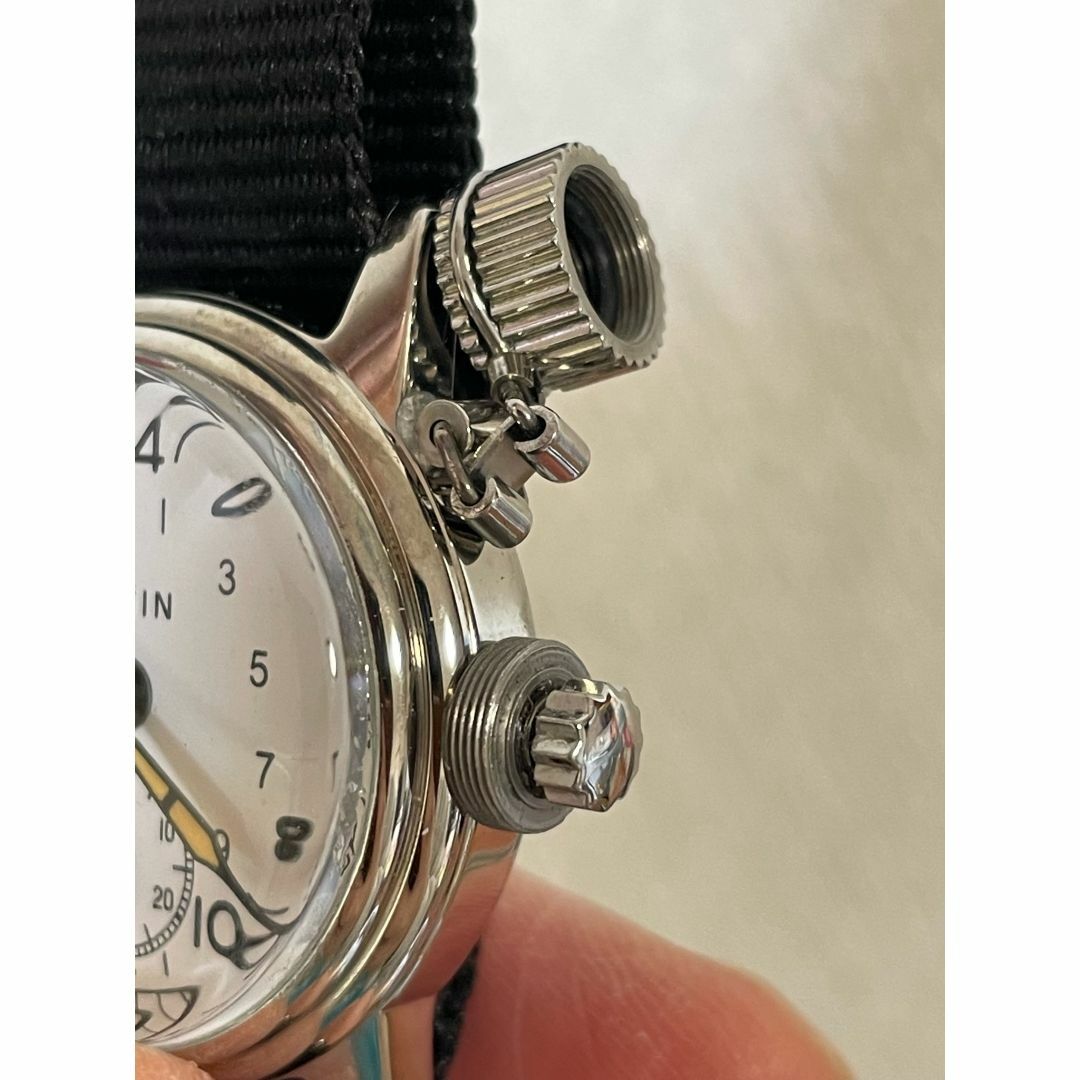 ELGIN(エルジン)のエルジン ELGIN 24時間計 ミリタリー 手巻き メンズ 腕時計 動作良好 メンズの時計(腕時計(アナログ))の商品写真