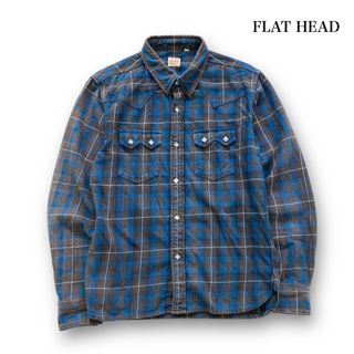 フラットヘッド(THE FLAT HEAD)の【FLAT HEAD】フラットヘッド フランネルウエスタンシャツ チェック柄(シャツ)