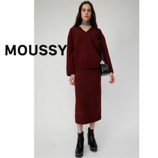 MOUSSY マウジー　セットアップ　セーター　ロング　スカート ニット