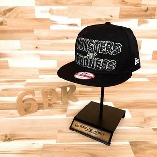 ニューエラー(NEW ERA)の激レア【ニューエラ×シークレットベース】限定コラボ モンスター キャップ 黒×緑(キャップ)