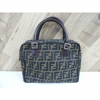 FENDI - M池095 / FENDI ズッカ柄 ハンドバッグ キャンバス レザー