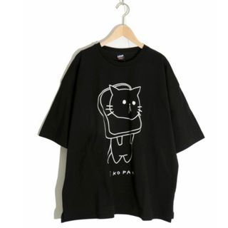 スカラー(ScoLar)のスカラー ScoLar Parity 高級NEKOPAN柄BIG Tシャツ(Tシャツ(半袖/袖なし))