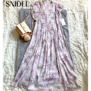 スナイデル(SNIDEL)の【スナイデル】完売 タグ付き✨訳あり 美品 MASH STORE限定 ワンピース(ロングワンピース/マキシワンピース)