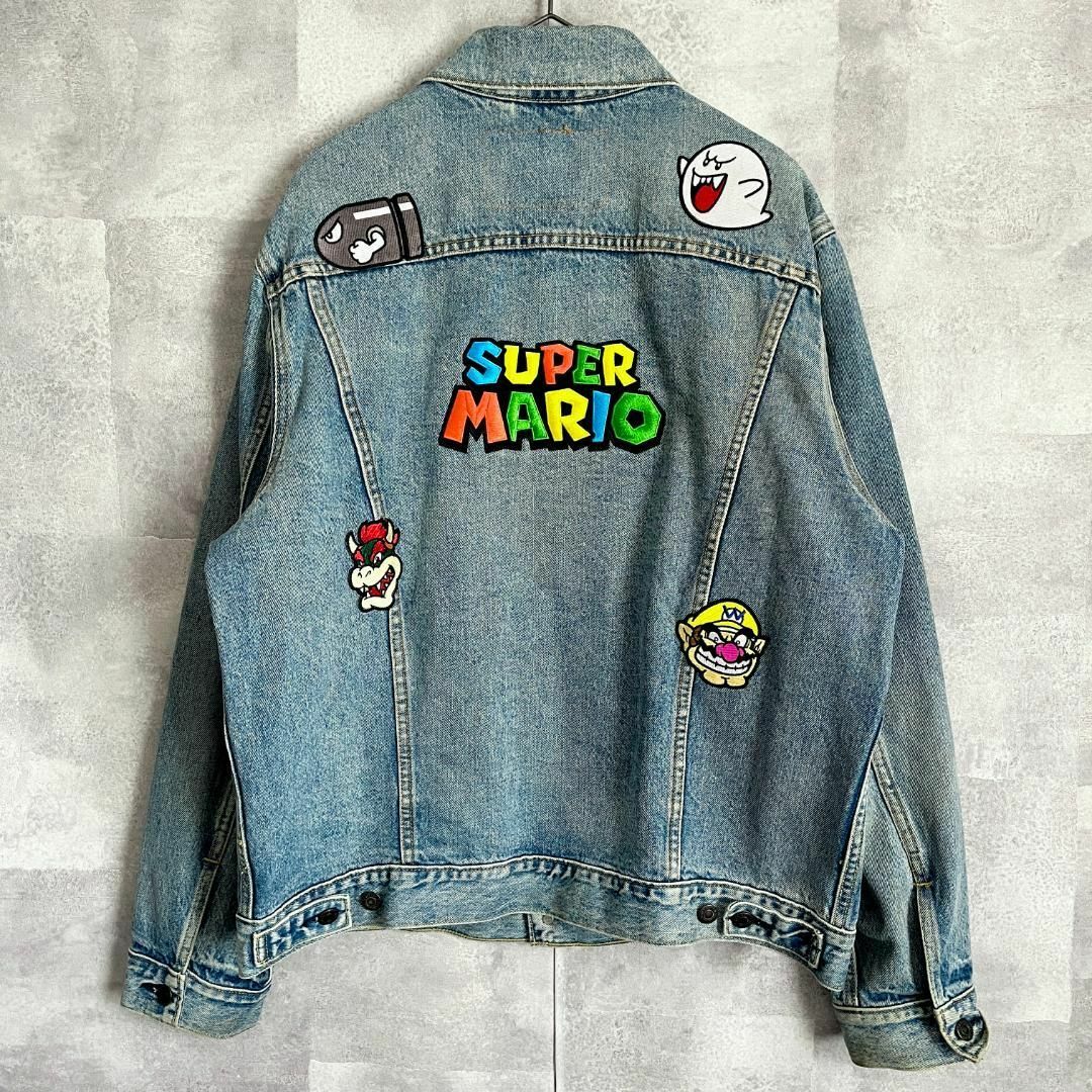 美品★L★Levi’s × スーパーマリオ コラボ Gジャン デニムジャケット 美品★L★Levi’s × スーパーマリオ コラボ Gジャン デニムジャケット