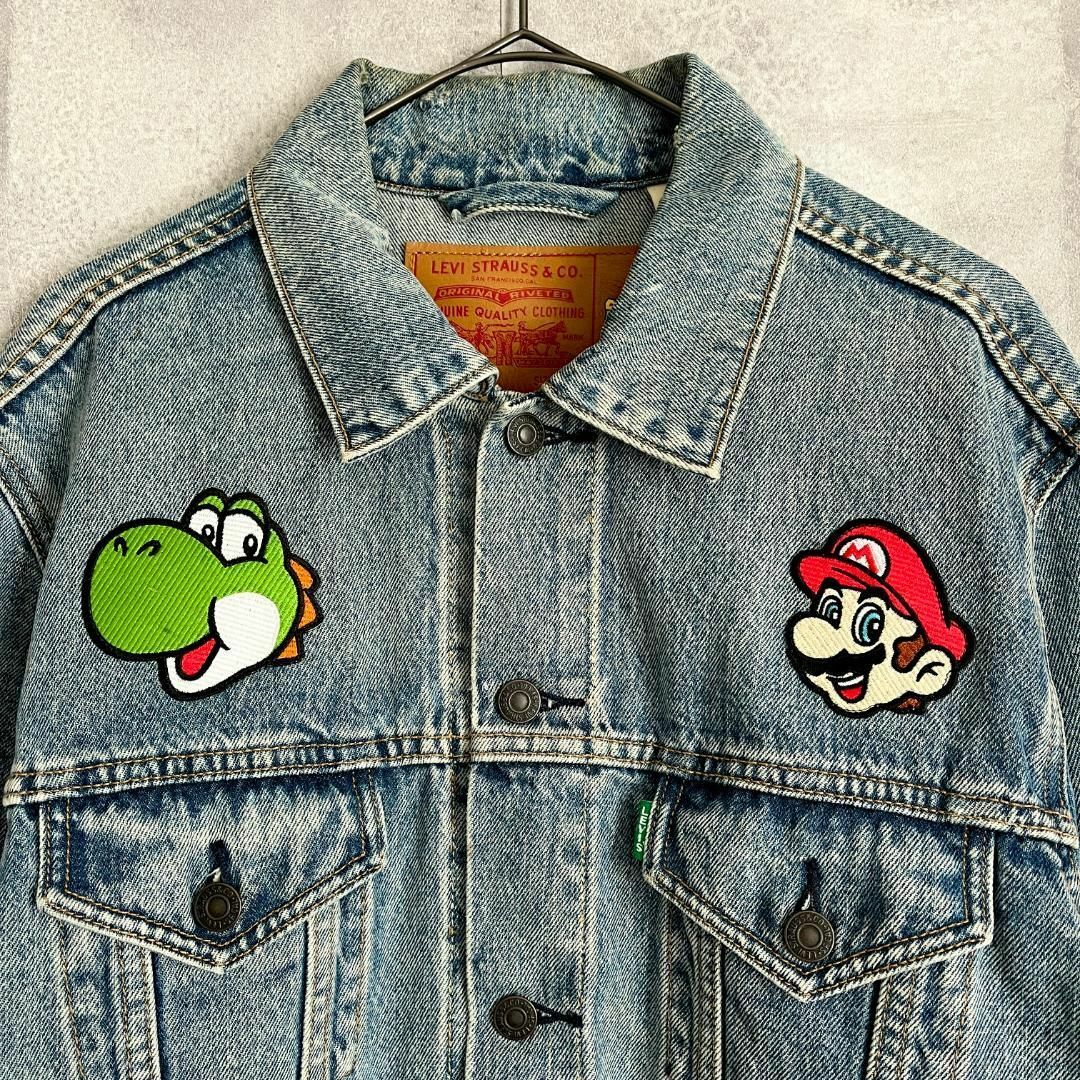 美品★L★Levi’s × スーパーマリオ コラボ Gジャン デニムジャケット 美品★L★Levi’s × スーパーマリオ コラボ Gジャン デニムジャケット